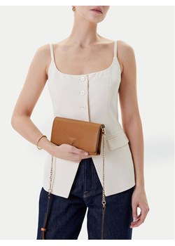 Guess Torebka Noelle II Mini HWZG96 72750 Brązowy ze sklepu MODIVO w kategorii Kopertówki - zdjęcie 188255480