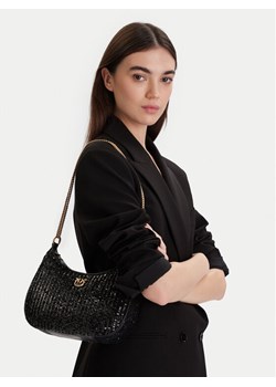 PINKO Torebka Half Moon Mini AI 25-26 PLTT 105916 A2WC Czarny ze sklepu MODIVO w kategorii Listonoszki - zdjęcie 188255484