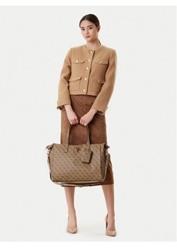 Guess Torba weekendowa Latona Travel TWLB92 11017 Brązowy ze sklepu MODIVO w kategorii Torby podróżne - zdjęcie 188255501