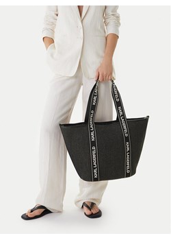 KARL LAGERFELD Torebka A1W46074 Czarny ze sklepu MODIVO w kategorii Torby Shopper bag - zdjęcie 188255651