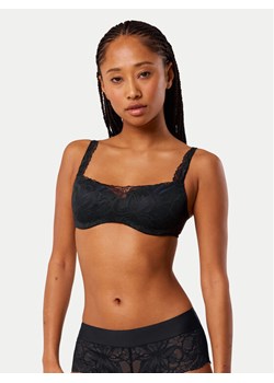 Triumph Biustonosz z fiszbiną Illusion 10219845 Czarny ze sklepu MODIVO w kategorii Biustonosze - zdjęcie 188255691