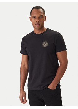 Versace Jeans Couture T-Shirt 80GAHT03 CJ00T Czarny Regular Fit ze sklepu MODIVO w kategorii T-shirty męskie - zdjęcie 188255703