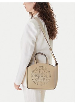 KARL LAGERFELD Torebka A1W30058 Beżowy ze sklepu MODIVO w kategorii Torebki damskie - zdjęcie 188255910