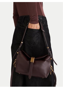 PINKO Torebka Saddle Baguette Mini AI 25-26 PLTT 105895 A1ZX Bordowy ze sklepu MODIVO w kategorii Listonoszki - zdjęcie 188255982