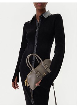 PINKO Torebka Bowling Bag Baguette AI 25-26 PLTT 105334 A0QO Szary ze sklepu MODIVO w kategorii Kuferki - zdjęcie 188256001