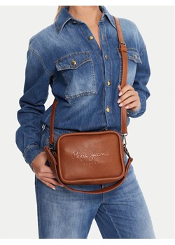 Pepe Jeans Torebka Bassy Code PL0300004 Brązowy ze sklepu MODIVO w kategorii Listonoszki - zdjęcie 188256141