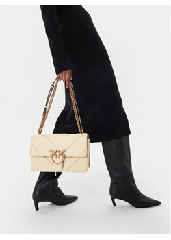 PINKO Torebka Love One Classic Light Dc Al 25-26 PLTT 104549 A2OS Écru ze sklepu MODIVO w kategorii Listonoszki - zdjęcie 188256301