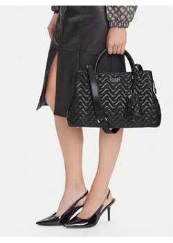 Guess Torebka Melisandra HWQG96 53070 Czarny ze sklepu MODIVO w kategorii Torebki damskie - zdjęcie 188256330