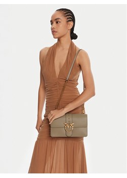 PINKO Torebka Love One Classic ST.CL Al 25-26 PLTT 105857 A0F1 Szary ze sklepu MODIVO w kategorii Listonoszki - zdjęcie 188256434