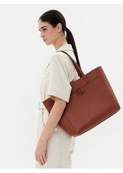 LAUREN RALPH LAUREN Torebka 431960183001 Brązowy ze sklepu MODIVO w kategorii Torby Shopper bag - zdjęcie 188256470