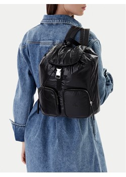 Calvin Klein Plecak Pocket Nylon Flap Backpack LV04F3406G Czarny ze sklepu MODIVO w kategorii Plecaki - zdjęcie 188256494