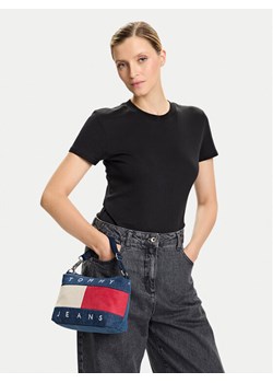 Tommy Jeans Torebka Tjw Archive Denim Shoulder Bag AW0AW18213 Niebieski ze sklepu MODIVO w kategorii Torebki damskie - zdjęcie 188256512