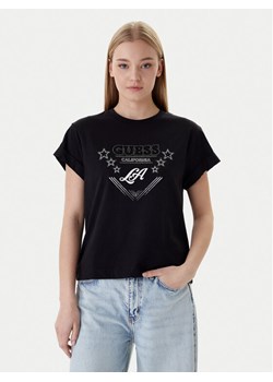 Guess T-Shirt W6RI30 I3Z14 Czarny Regular Fit ze sklepu MODIVO w kategorii Bluzki damskie - zdjęcie 188256642