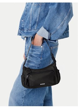 HUGO Torebka Bel Shoulder 50547092 Czarny ze sklepu MODIVO w kategorii Torebki damskie - zdjęcie 188256681