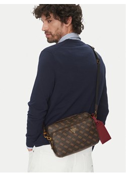 Guess Saszetka HMMILO P5222 Brązowy ze sklepu MODIVO w kategorii Torby męskie - zdjęcie 188256710