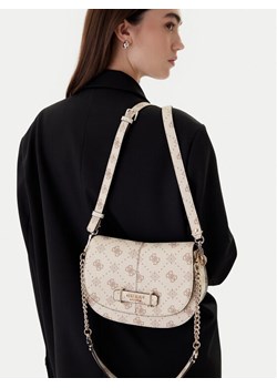 Guess Torebka Carrie Logo HWGP98 98200 Écru ze sklepu MODIVO w kategorii Listonoszki - zdjęcie 188256821