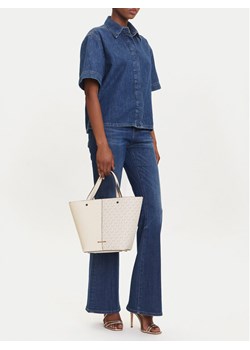 MICHAEL Michael Kors Torebka Flora 30T5GFFT2B Beżowy ze sklepu MODIVO w kategorii Torby Shopper bag - zdjęcie 188256931