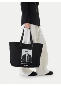 KARL LAGERFELD Torebka B1W50059 Czarny ze sklepu MODIVO w kategorii Torby Shopper bag - zdjęcie 188256941