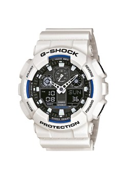 G-Shock Zegarek GA-100B-7AER Biały ze sklepu MODIVO w kategorii Zegarki - zdjęcie 188256942