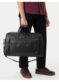 Tommy Hilfiger Torba weekendowa Th Flag Duffle AM0AM14007 Czarny ze sklepu MODIVO w kategorii Torby sportowe - zdjęcie 188257061