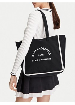 KARL LAGERFELD Torebka A3W50018 Czarny ze sklepu MODIVO w kategorii Torby Shopper bag - zdjęcie 188257163