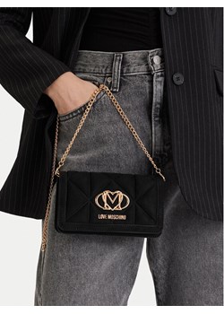 LOVE MOSCHINO Torebka JC5640PP0NKE0000 Czarny ze sklepu MODIVO w kategorii Kopertówki - zdjęcie 188257232