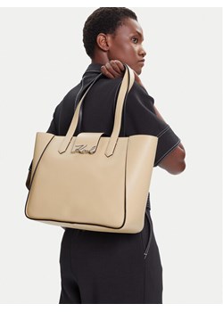 KARL LAGERFELD Torebka A3W30133 Beżowy ze sklepu MODIVO w kategorii Torby Shopper bag - zdjęcie 188257274