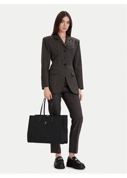Tommy Hilfiger Torebka Th City Tote Mono Nylon AW0AW18163 Czarny ze sklepu MODIVO w kategorii Torebki damskie - zdjęcie 188257333