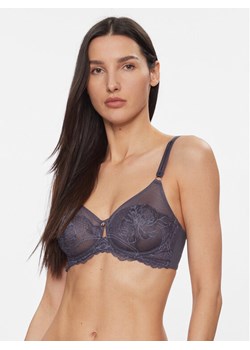 Triumph Biustonosz z fiszbiną Wild Peony Florale W01 10215982 Szary ze sklepu MODIVO w kategorii Biustonosze - zdjęcie 188257621