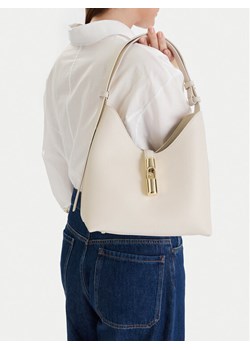 Furla Torebka Goccia S WB01979 BX3353 KH PNN00 Écru ze sklepu MODIVO w kategorii Torebki hobo - zdjęcie 188257731