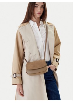 Calvin Klein Torebka Ck Brushed Flap Camera Bag LV04F3409G Beżowy ze sklepu MODIVO w kategorii Listonoszki - zdjęcie 188257744