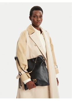 PINKO Torebka Slouchy Classic Bag AI 25-26 PLTT 104359 A0QO Czarny ze sklepu MODIVO w kategorii Torebki worki - zdjęcie 188257771