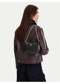 Tommy Hilfiger Torebka Th Glam Mini Chain Crossover AW0AW18142 Czarny ze sklepu MODIVO w kategorii Listonoszki - zdjęcie 188257773