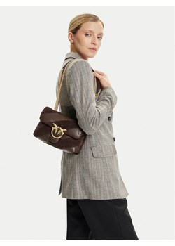 PINKO Torebka Love Puff Mini Cl AI 25-26 PLTT 100039 A2JY Brązowy ze sklepu MODIVO w kategorii Kopertówki - zdjęcie 188257801