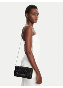 LOVE MOSCHINO Torebka JC4079PP1NLA000B Czarny ze sklepu MODIVO w kategorii Kopertówki - zdjęcie 188257840