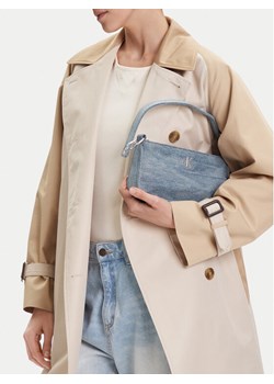 Calvin Klein Torebka Denim Shoulder Pouch W/Strap LV04F3217G Niebieski ze sklepu MODIVO w kategorii Torebki damskie - zdjęcie 188257893