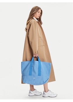 Tommy Jeans Torebka Tjw Tote Edition Canvas AW0AW17542 Niebieski ze sklepu MODIVO w kategorii Torby Shopper bag - zdjęcie 188257943