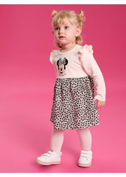 Sinsay - Sukienka dresowa z nadrukiem Minnie Mouse - kremowy ze sklepu Sinsay w kategorii Sukienki dziewczęce - zdjęcie 188263040