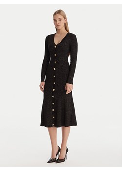 Guess Sukienka dzianinowa W6RK02 Z3700 Czarny Regular Fit ze sklepu MODIVO w kategorii Sukienki - zdjęcie 188263444