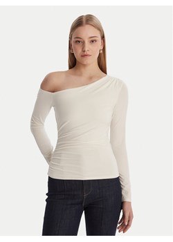 Guess Bluzka W6RP02 KC1J2 Écru Regular Fit ze sklepu MODIVO w kategorii Bluzki damskie - zdjęcie 188263493