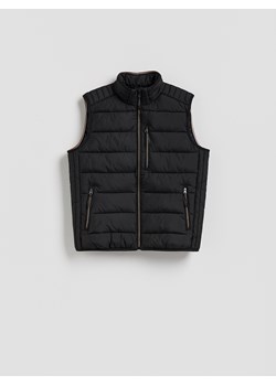 Reserved - Pikowana kamizelka ze stójką - czarny ze sklepu Reserved w kategorii Kamizelki męskie - zdjęcie 188265342