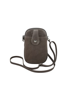 Etui na telefon ze skóry zamszowej - Beżowe ciemne ze sklepu butyolivier w kategorii Etui - zdjęcie 188265440