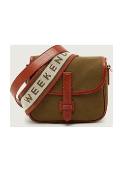 Weekend MaxMara Listonoszka WKAGAP | z dodatkiem skóry ze sklepu Gomez Fashion Store w kategorii Listonoszki - zdjęcie 188265492