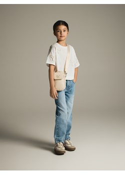 Reserved - Jeansy straight fit - niebieski ze sklepu Reserved w kategorii Spodnie dziewczęce - zdjęcie 188266900