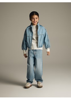 Reserved - Jeansy baggy - niebieski ze sklepu Reserved w kategorii Spodnie dziewczęce - zdjęcie 188266950