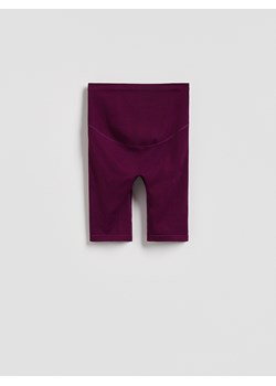 Reserved - Prążkowane kolarki - fioletowy ze sklepu Reserved w kategorii Szorty - zdjęcie 188266973