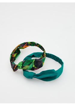 Reserved - Bawełniana opaska 2 pack - wielobarwny ze sklepu Reserved w kategorii Muchy - zdjęcie 188267042
