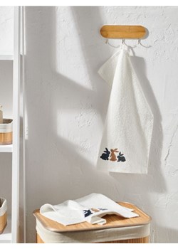 Sinsay - Ręczniki bawełniane z wielkanocnym motywem 2 pack - biały ze sklepu Sinsay w kategorii Dekoracje wielkanocne - zdjęcie 188267394