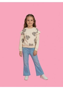 Sinsay - Spodnie jeansowe flare - niebieski ze sklepu Sinsay w kategorii Spodnie dziewczęce - zdjęcie 188267404