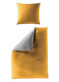 Bierbaum Komplet pościeli satynowej w kolorze szaro-żółtym ze sklepu Limango Polska w kategorii Pościele - zdjęcie 188267431